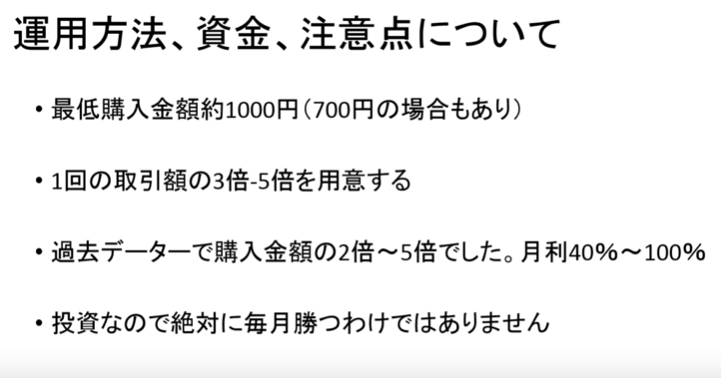 運用方法